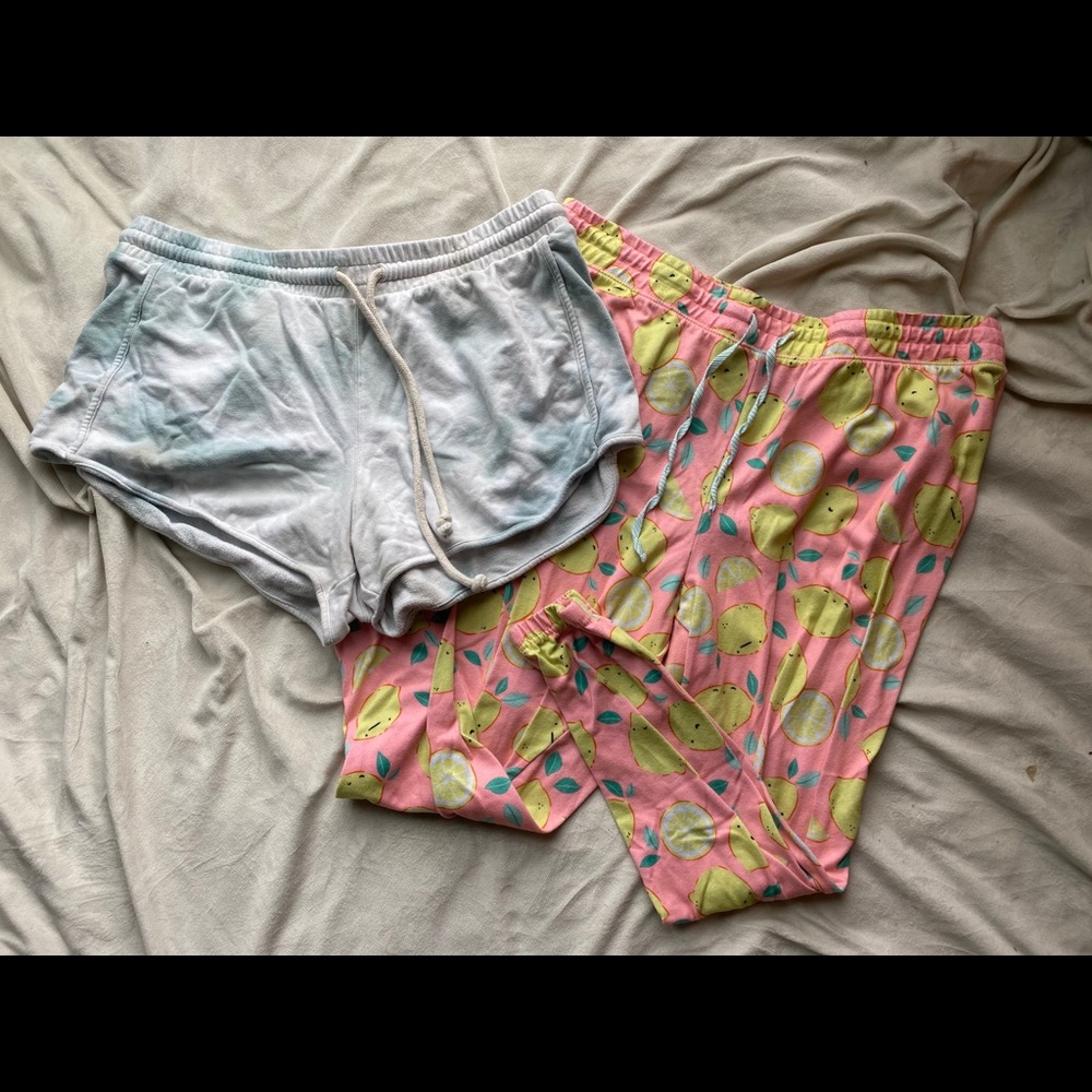 Pajama bottom Set, Shorts and Sweats